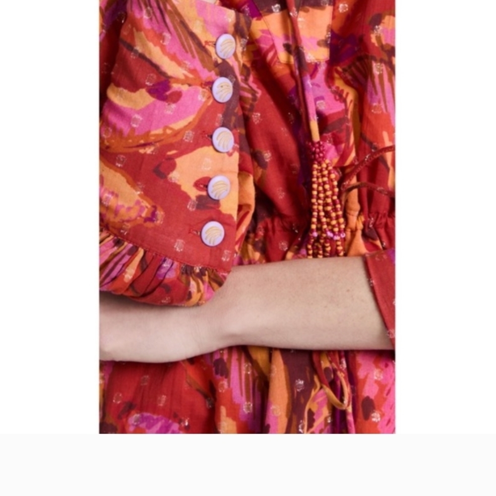 FARM Rio Multicolor Long Sleeve Dress - Picture 9 of 14